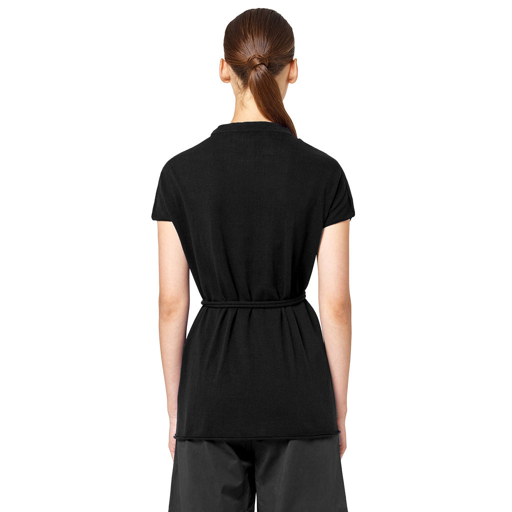 Alpha Studio Cotton Dress Kimono Black — view 2