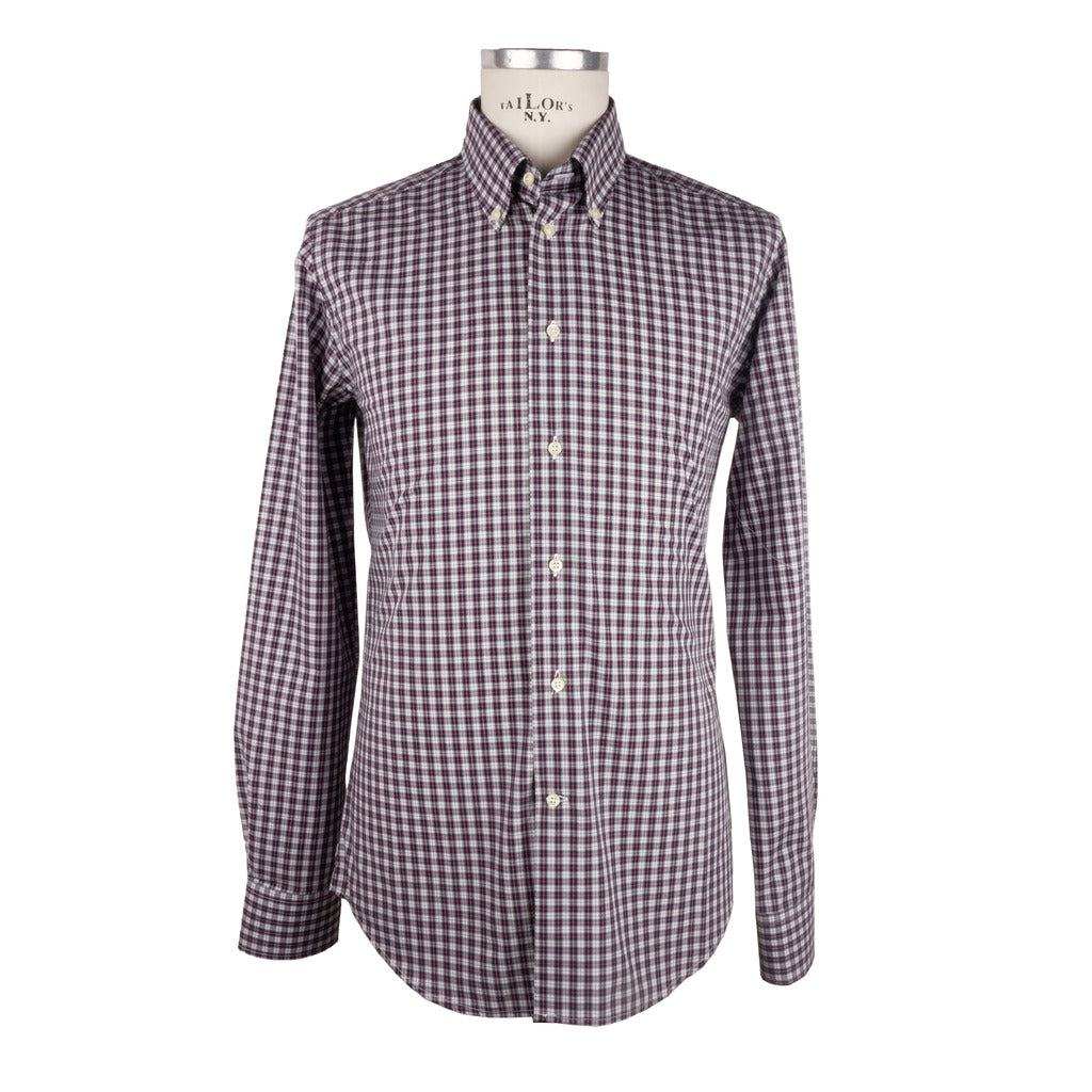 100% Milano Cotton Shirt Red