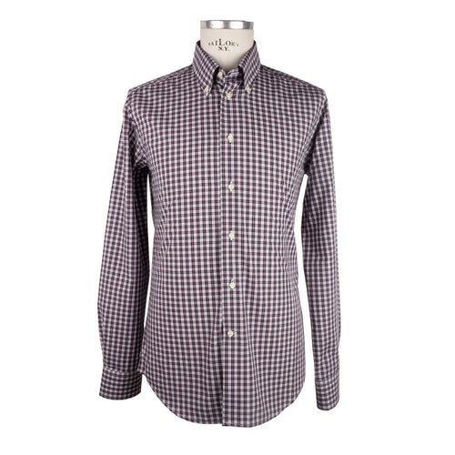 100% Milano Cotton Shirt Red