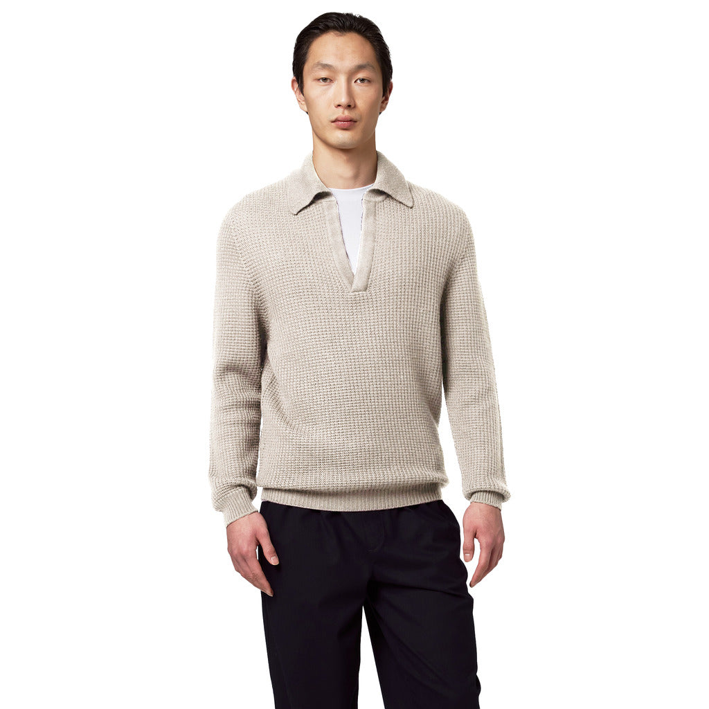 Alpha Studio Merino Polo A V