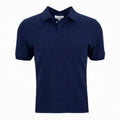 Alpha Studio Cotton Polo Piquet Blue
