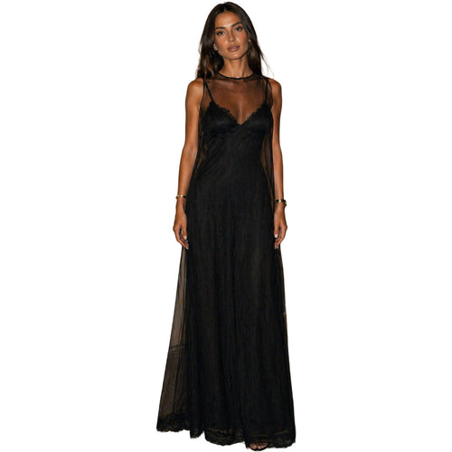 Dolce & Gabbana Lace Dress Doppiato Black