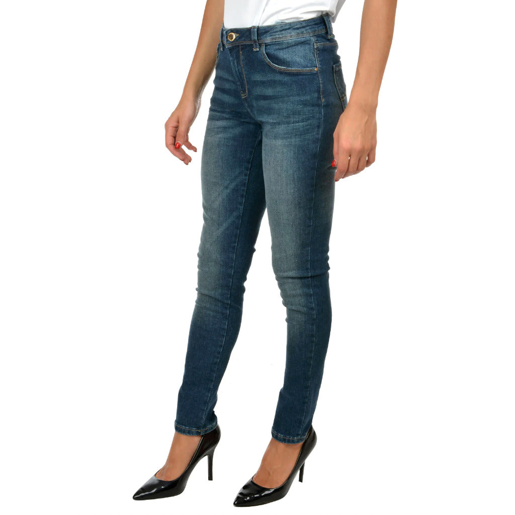 Yes Zee Women'S Blue Jeans With Lightening, Adherence Push — view 3
