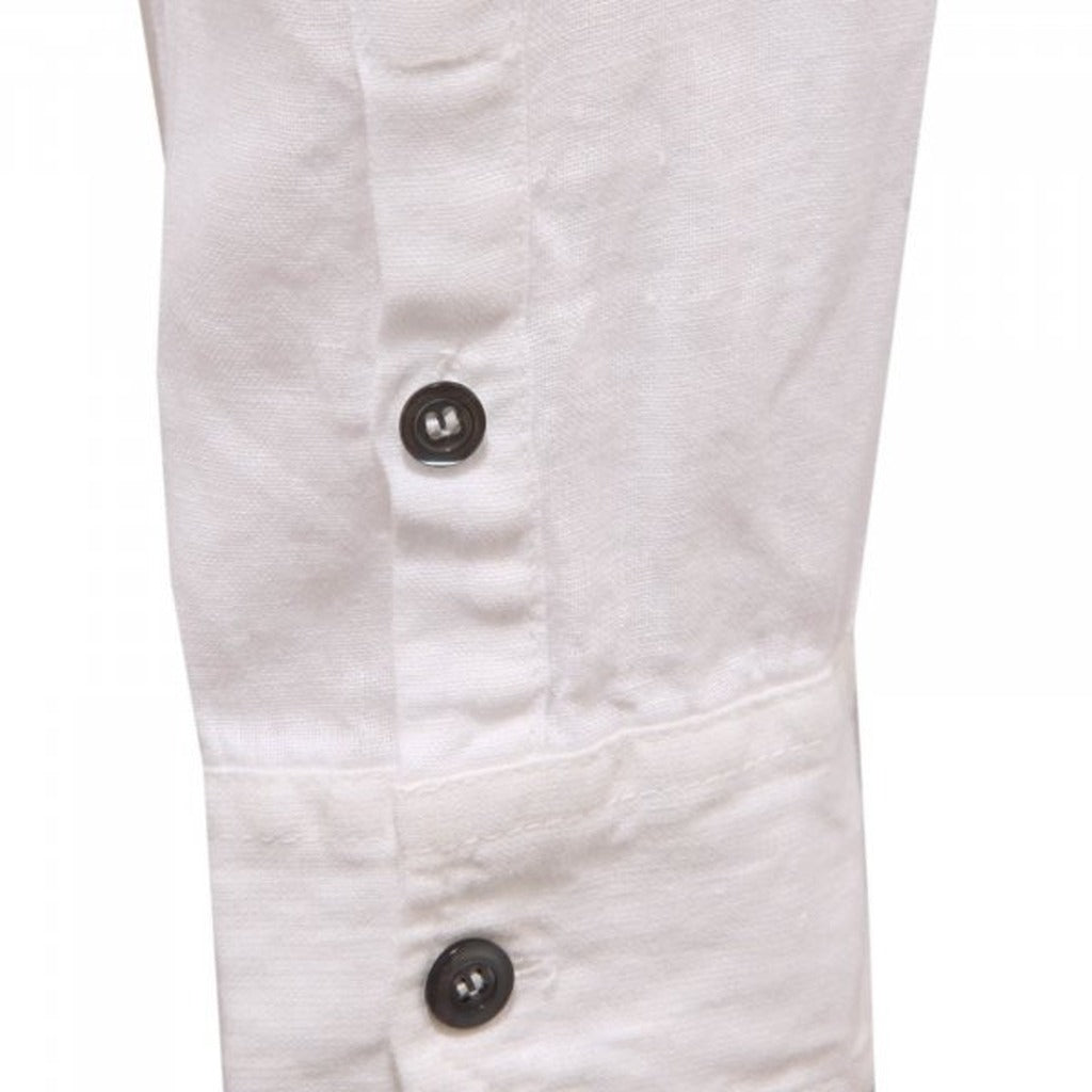 Alpha Studio Shirt Guru Linen White — view 4