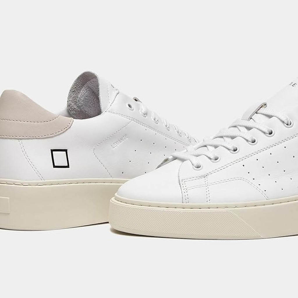 D.A.T.E. Leather Levante Calf White Army — view 5