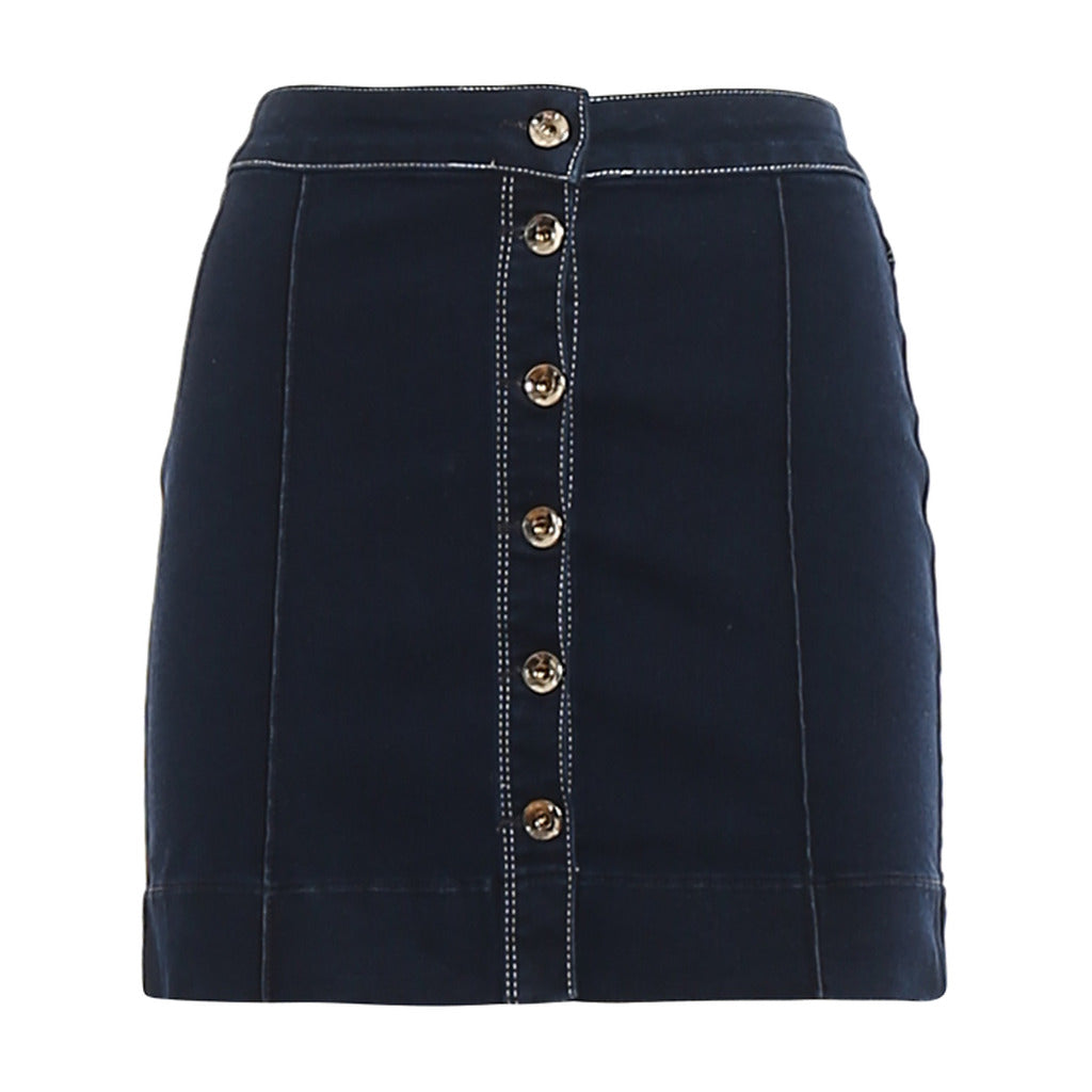 Patrizia Pepe Denim Skirt Blue — view 4