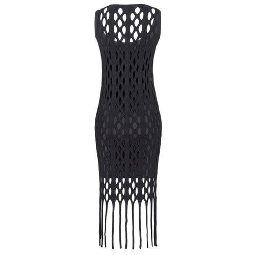 Pinko Viscose Dress Black Kill Bill — view 2