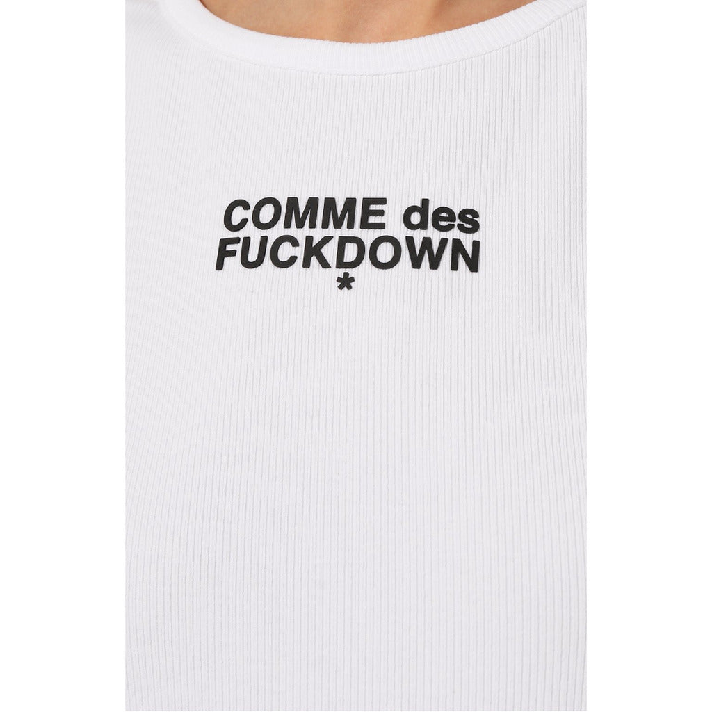 Comme Des Fuckdown Cotton Top White — view 4