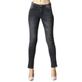 Yes Zee Women'S Five-Pocket Model Jeans, Black Wash