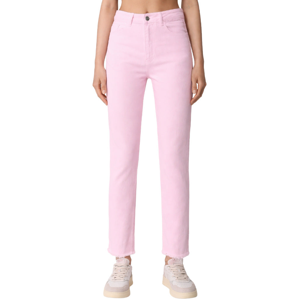 Hinnominate Cotton Trousers Pink