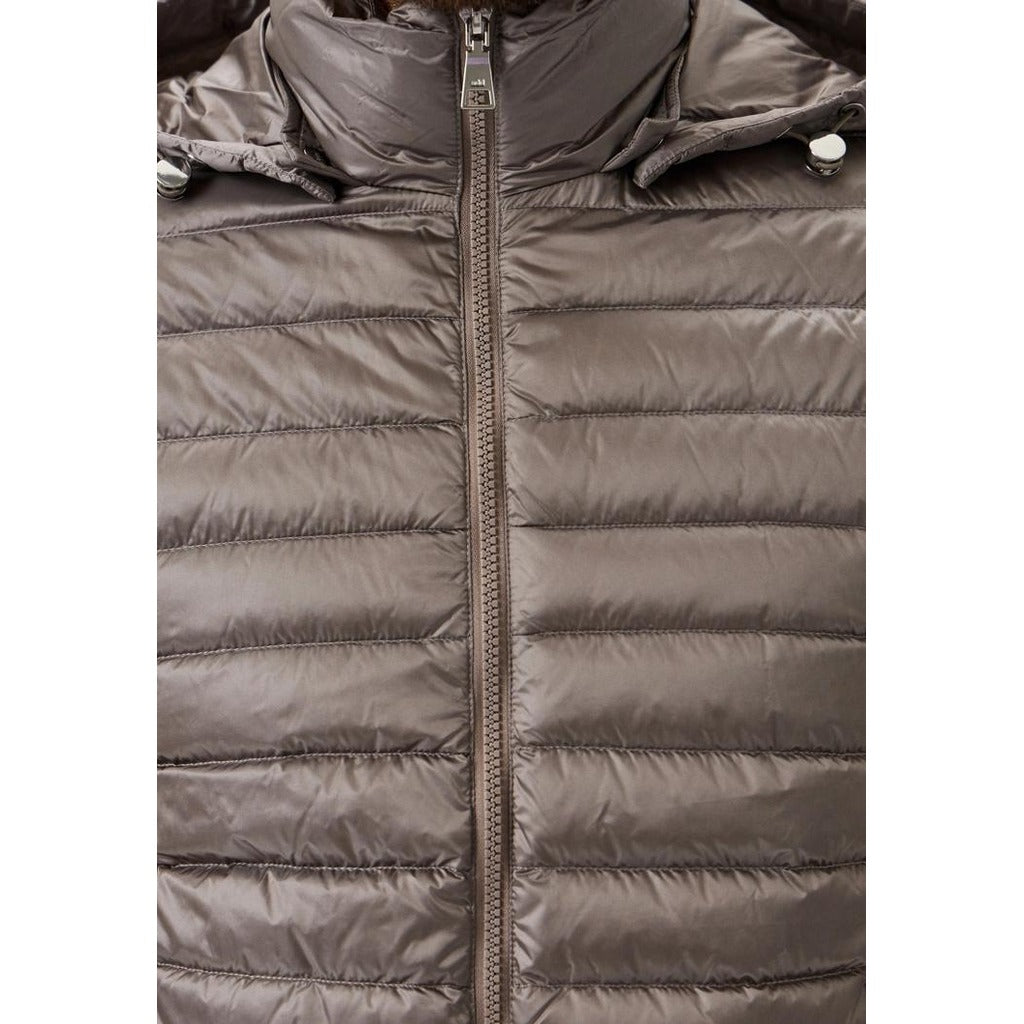Add Long Waterproof Trench Coat In Black Color — view 2