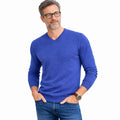 Emilio Romanelli Cashmere Sweater Sky Blue Light Blue