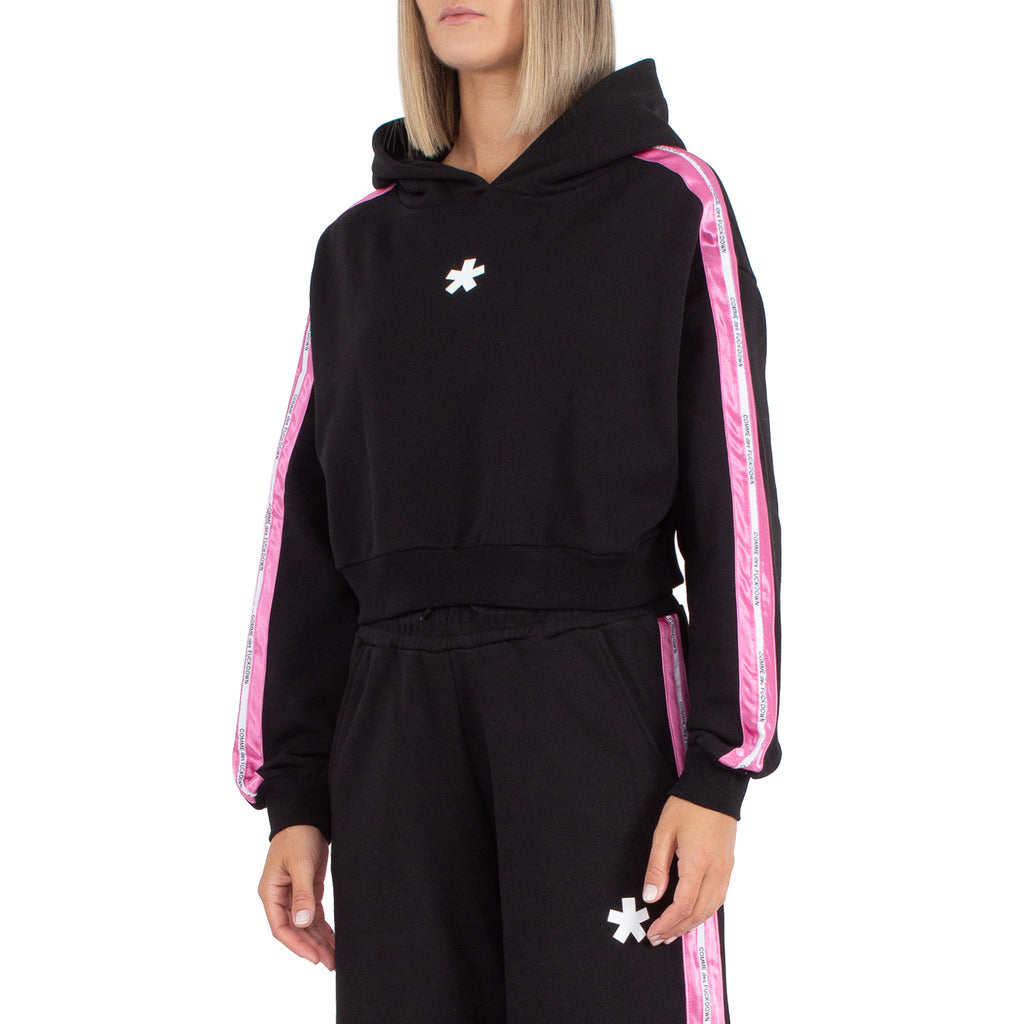 Comme Des Fuckdown Sweatshirt Short Hooded Fuchsia — view 3