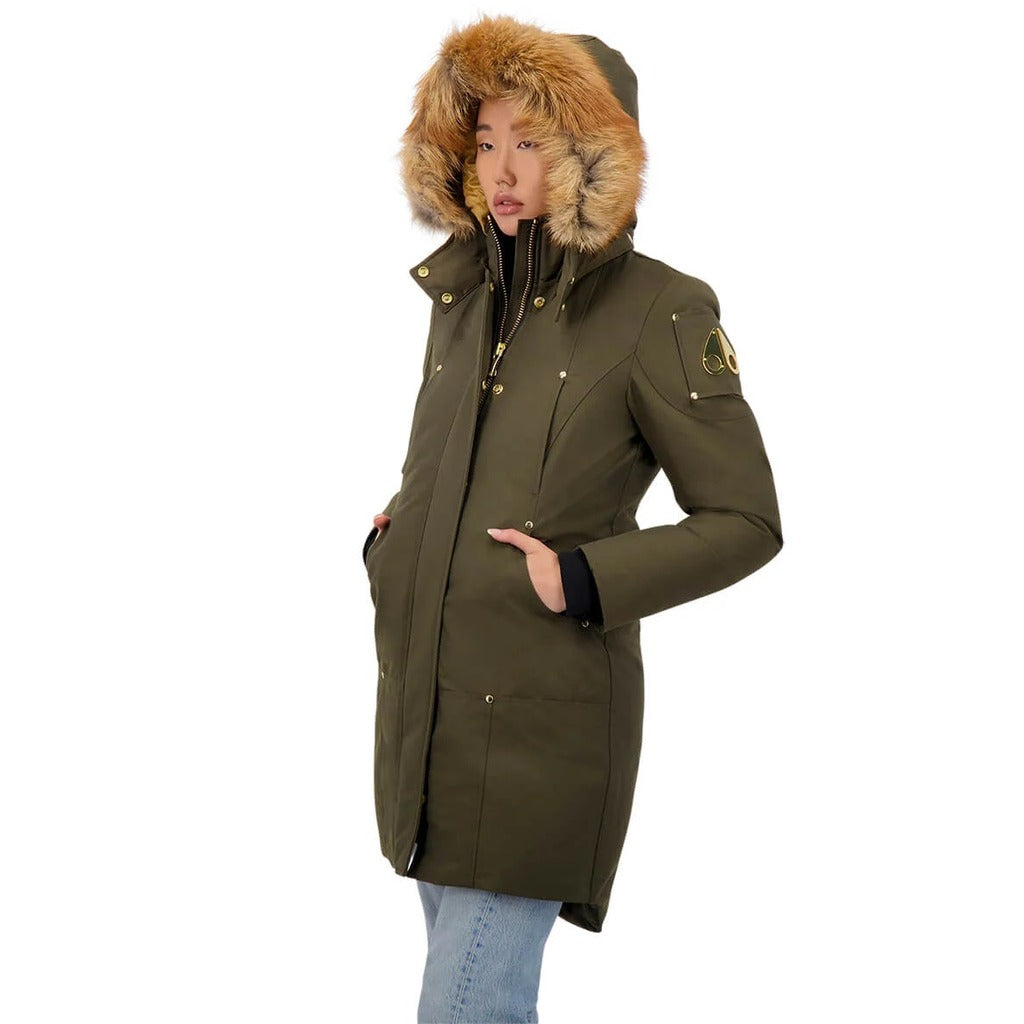 Moose Knuckles Fur Grand Metis Gold — view 2