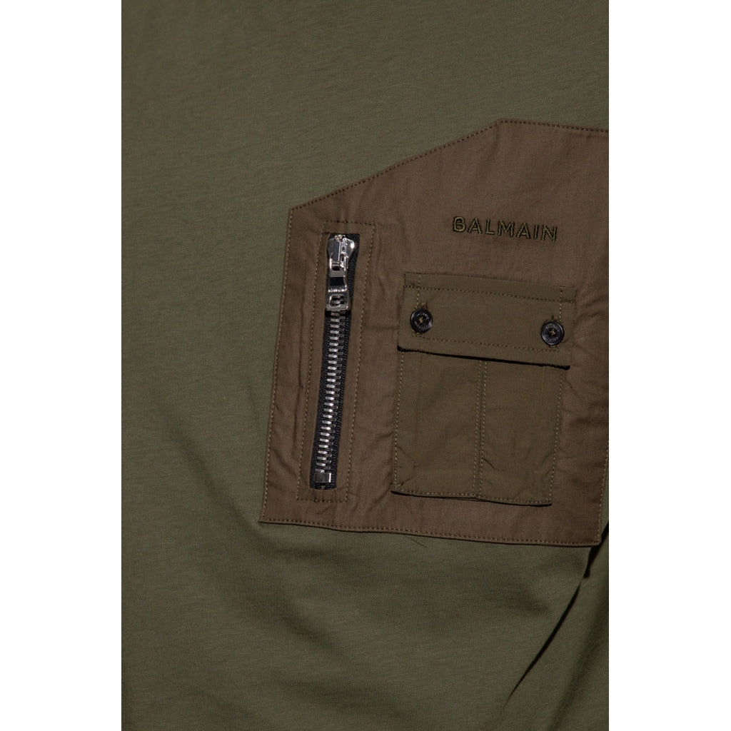 balmain - T-shirt & Top - wh0ef040-m017-verde