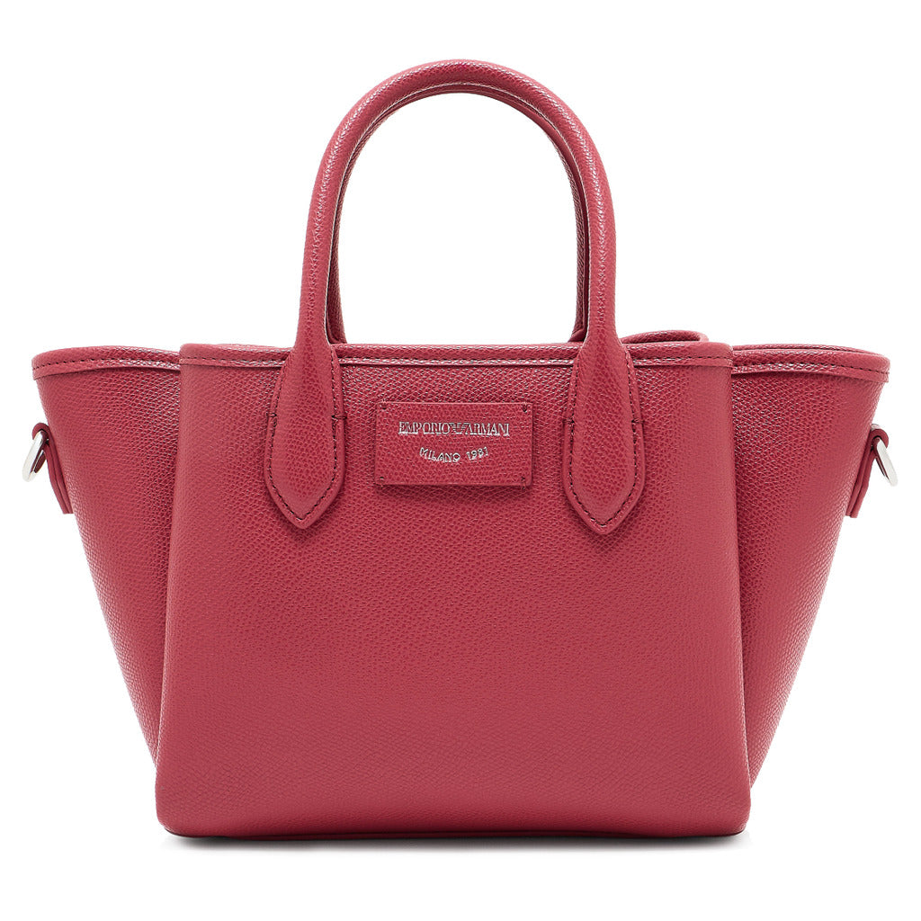 Emporio Armani Leather Bag Red
