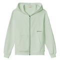 Hinnominate Cotton Zip Hoodie Mini Logo Silver