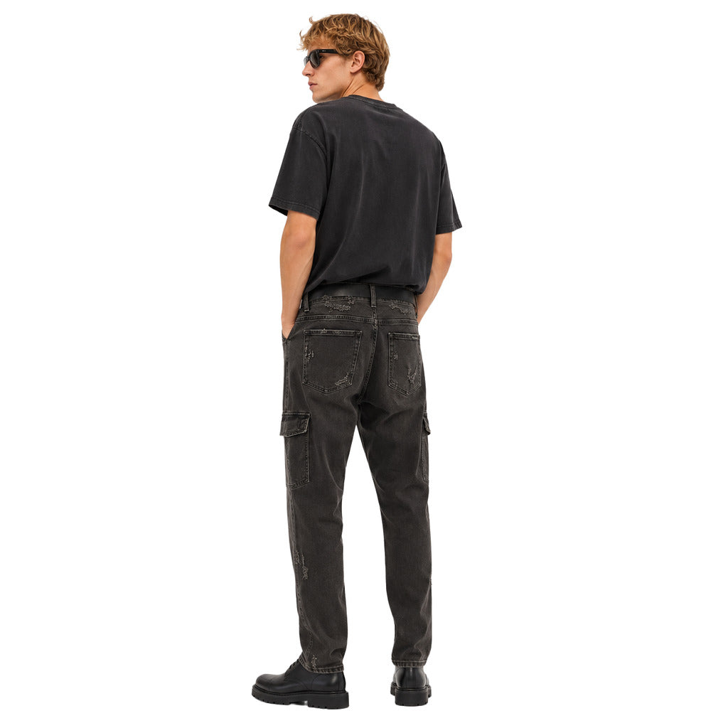 Dolce & Gabbana Pantalone In Denim Cargo Black — view 2