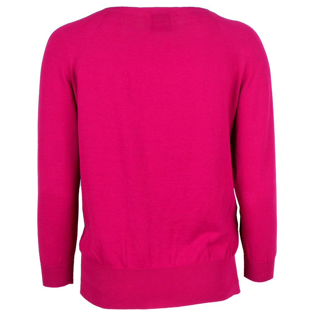 Alpha Studio Cotton Sweater Semibarca Magenta — view 2