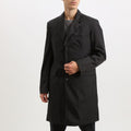 Add Long Waterproof Trench Coat In Black Color