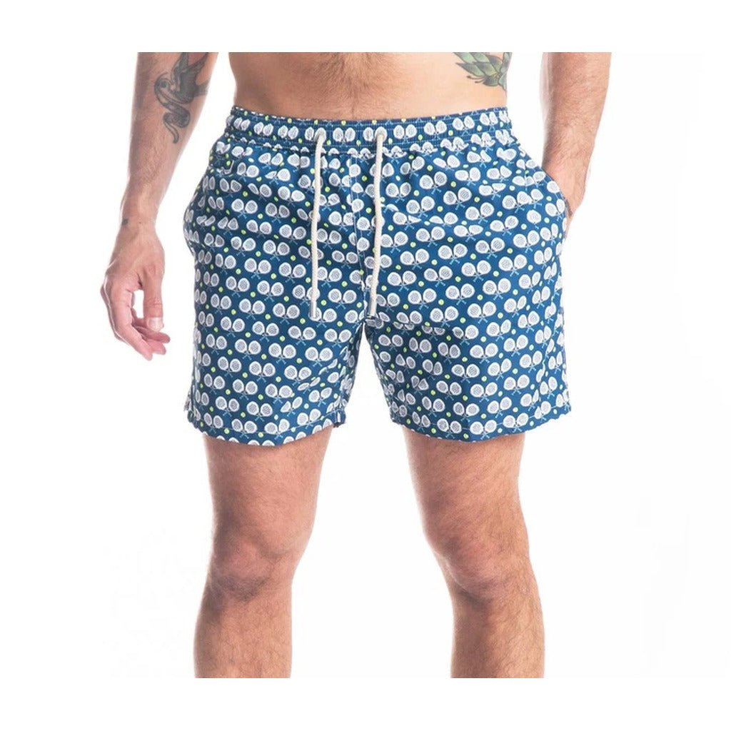 Mc2 Saint Barth Polyester Swim Shorts Blue — view 3