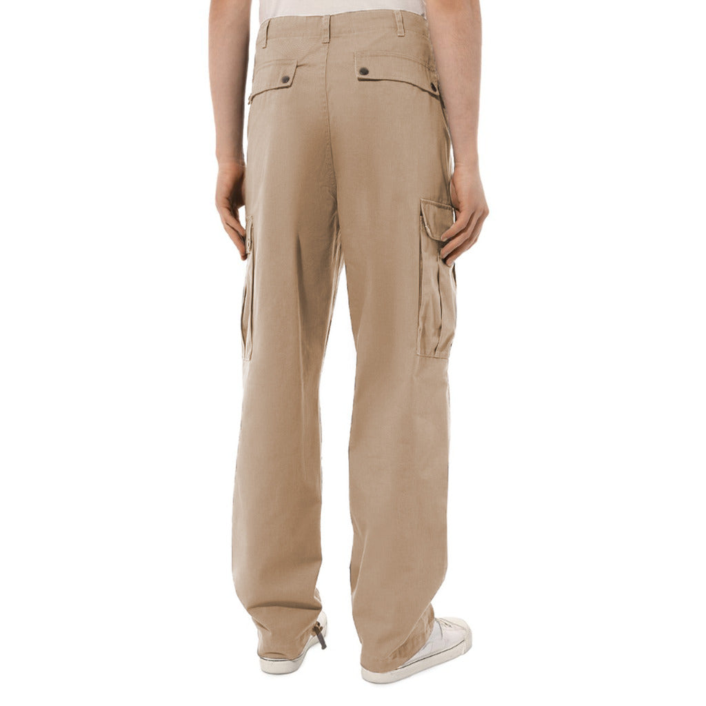 Comme Des Fuckdown Cotton Trousers Cargo Beige — view 3