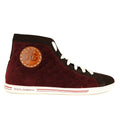 Dolce & Gabbana Leather Sneakers Burgundy Red