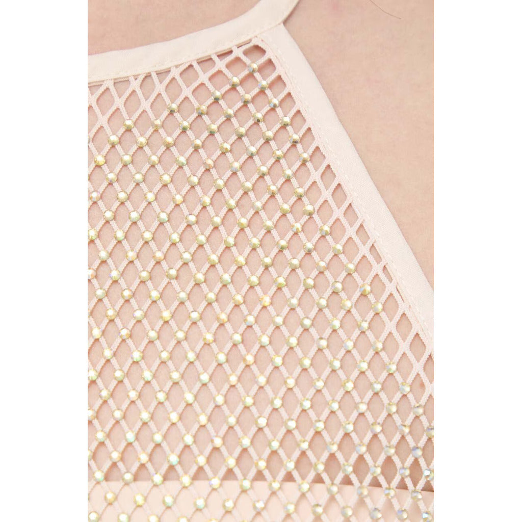 Patrizia Pepe Top Beige Astral Blush — view 4