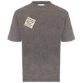 Diego Venturino Discover The Top — Garment-Dyed T-Shirt With Grey