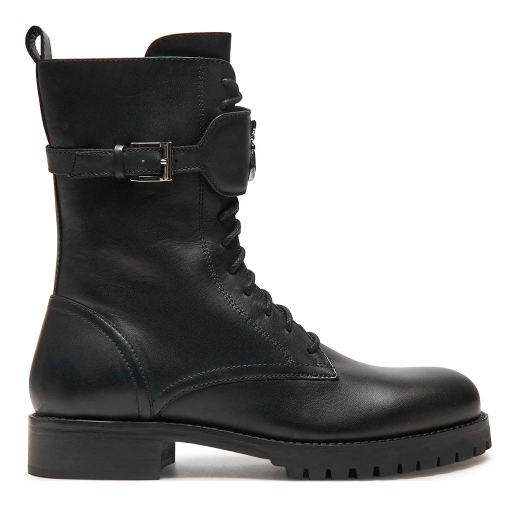 Patrizia Pepe Calfskin Stivaletti Pelle Nera Black