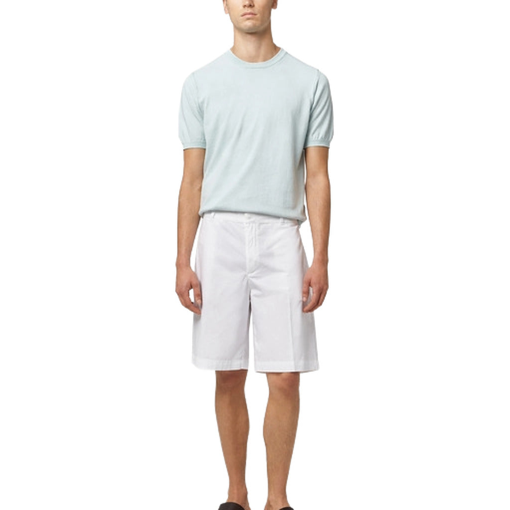 alpha studio - shorts - au-1522q-bianco