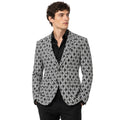Dolce & Gabbana Silk Jacket Pattern Logo