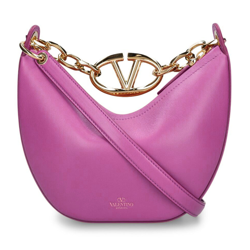 Valentino Garavani Leather Crossbody Bag Violet Purple