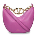 Valentino Garavani Leather Crossbody Bag Violet Purple