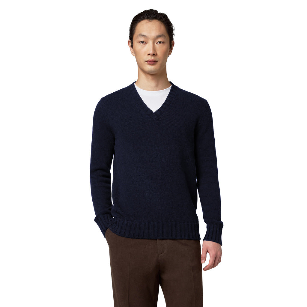 Alpha Studio Wool Sweater Midnight Blue