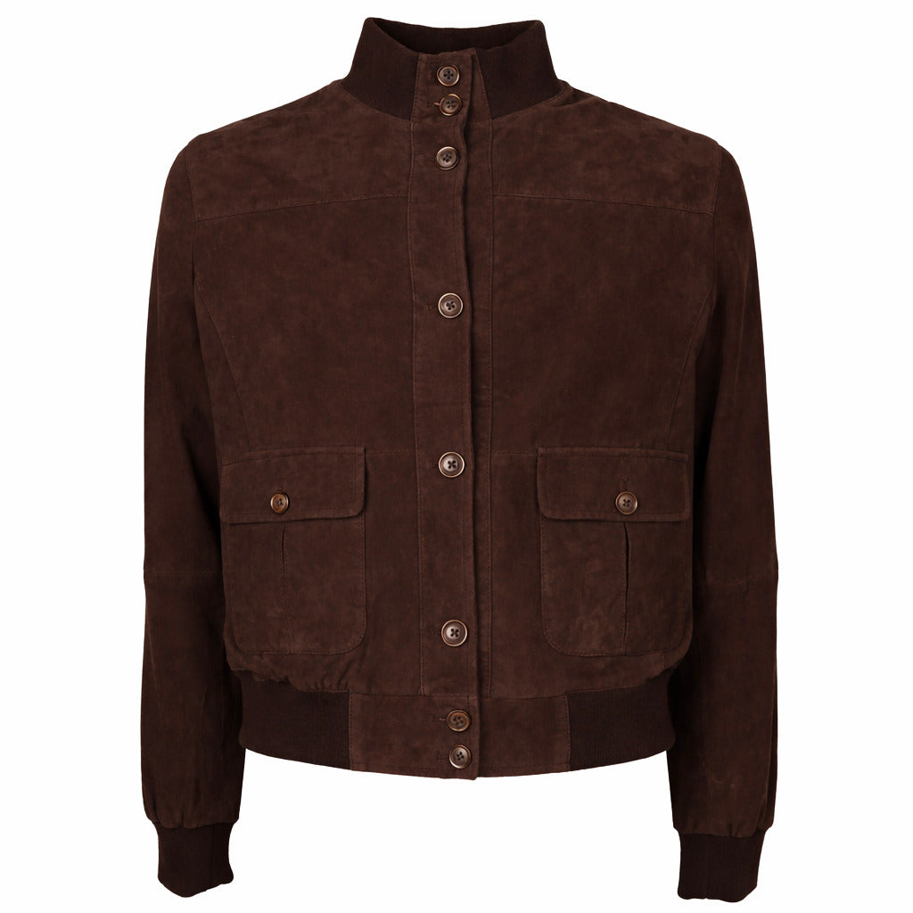 Emilio Romanelli Leather Jacket Dark Brown