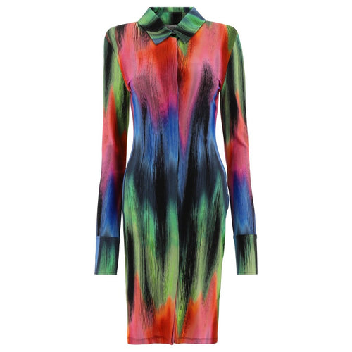 The Attico Dress Elton Multicolor