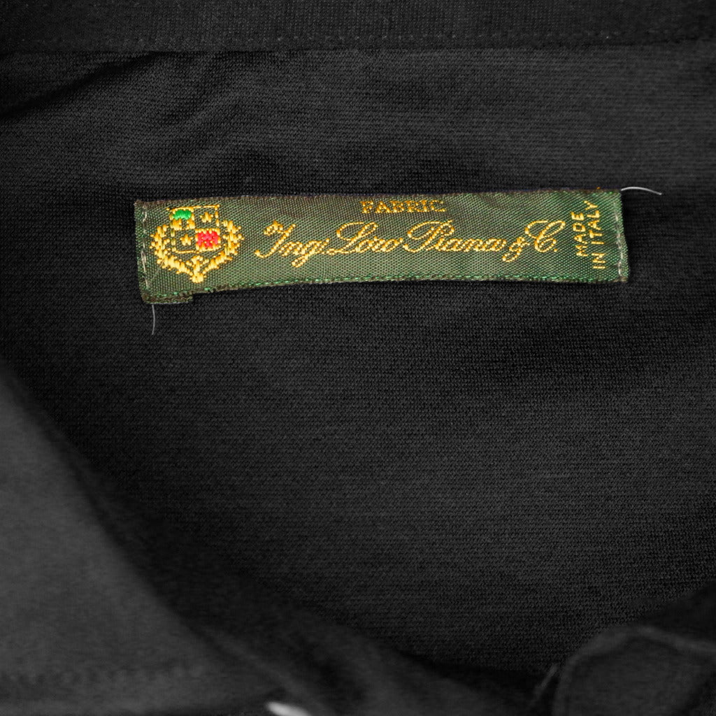 loro piana tessuto - Polo - lp-polo-lana-nero