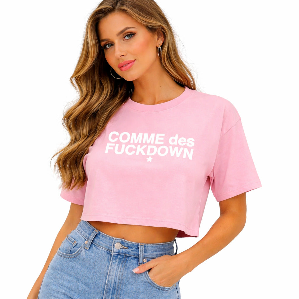 comme des fuckdown - T-shirt & Top - cfabw01207-rosa