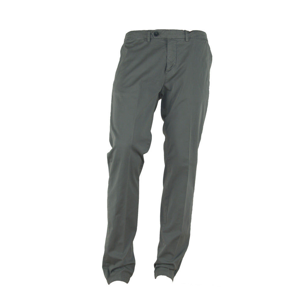 100% Milano Cotton Trousers Grey