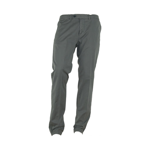 100% Milano Cotton Trousers Grey