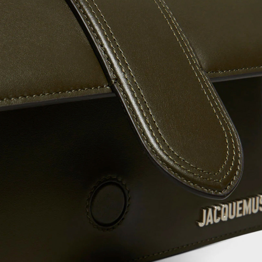 Jacquemus Cotton Crossbody Bag Khaki Green — view 6