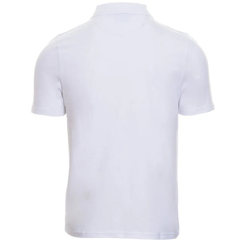 Alpha Studio Cotton Polo Shirt White — view 2