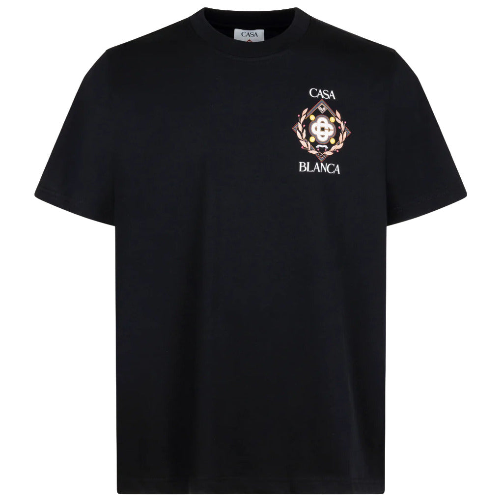 Casablanca Cotton Championship Diamond Printed Black