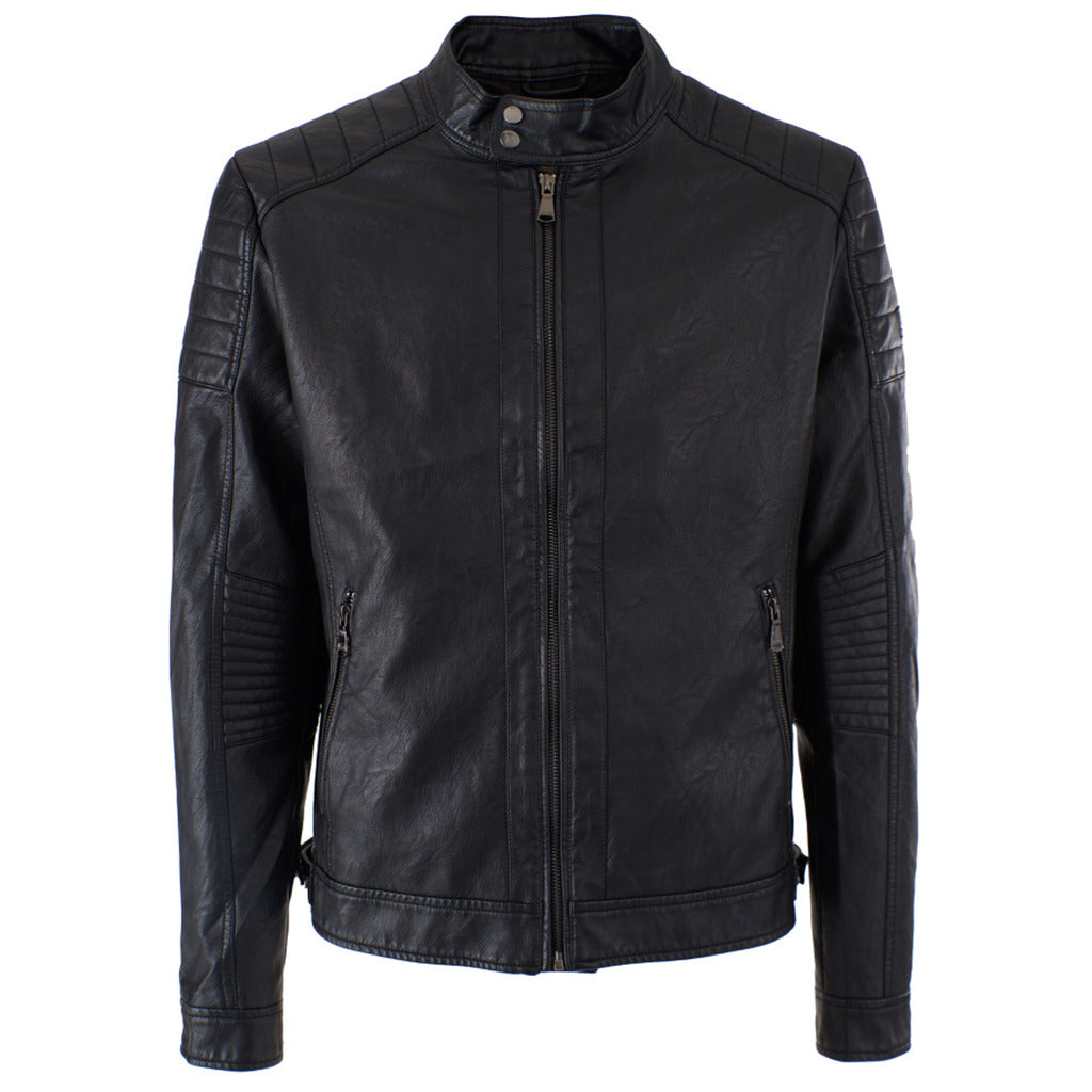 Yes Zee eco-leather jacket black