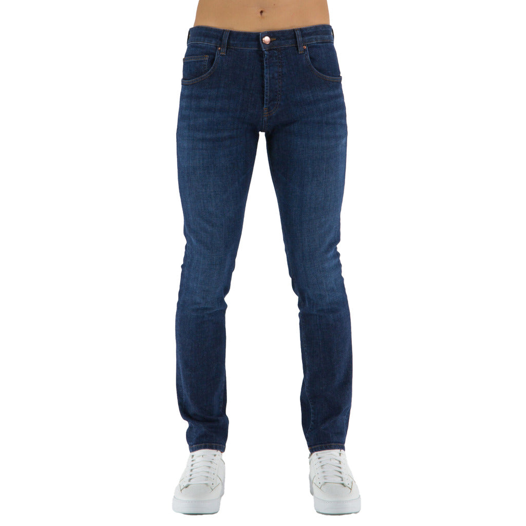 Don The Fuller Men'S Jeans Made Of Pure Cotton Blue