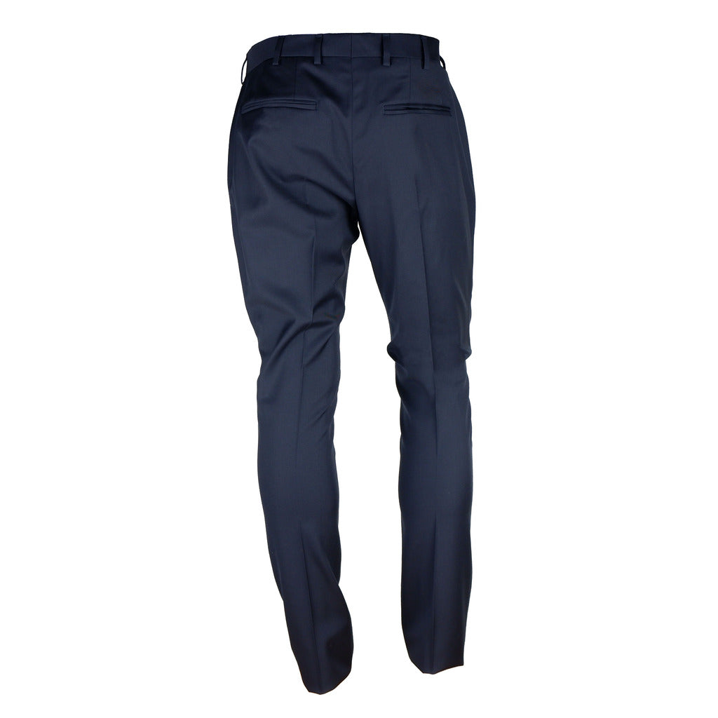 100% Milano Wool Trousers Blue — view 2