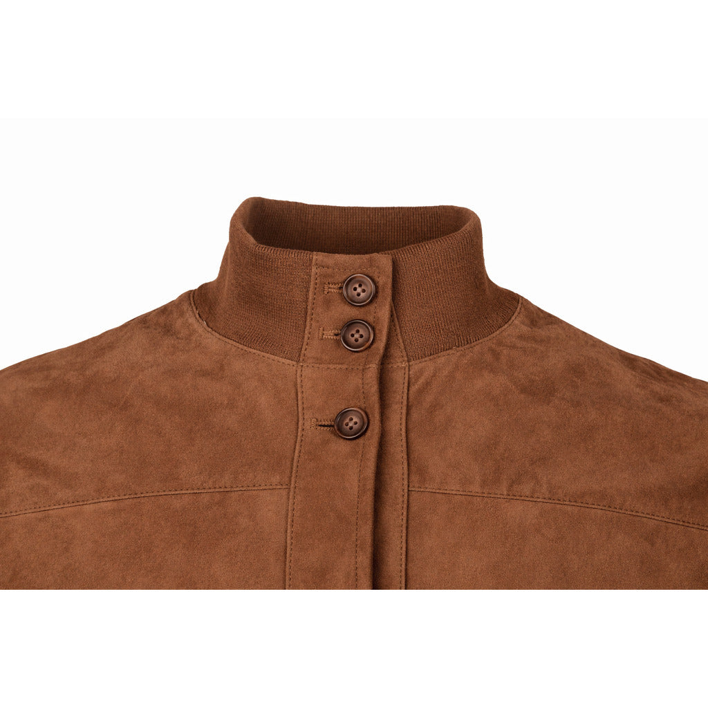 Emilio Romanelli Leather Jacket Hazelnut Camel — view 4