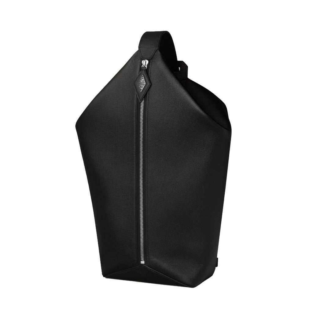 CARTIER Zaino Losange black grained calfskin leather backpack – Siebentaschen