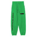 Comme Des Fuckdown Stretch Cotton Sweatpants With Front Print, Side